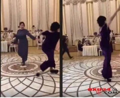 Toyda rəqs edən qızın başına iş gəldi -VİDEO