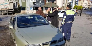 Qəza törətdi,polisə  görəndə "arvadım edib" dedi - Həmin anlar VİDEODA