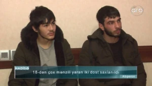 18-dən çox evdən oğurluq edən iki dost saxlanıldı - VİDEO