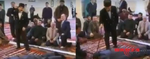 Azərbaycanda şok video! Molla məsciddə insanlara şallaq vurur