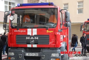 Bakıda oteldə yanğın: insanlar təxliyə edilib 13/01/2019