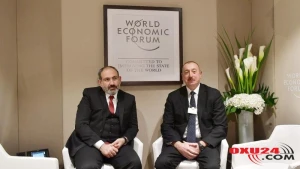 İlham Əliyev Paşinyanla görüşdü - FOTO