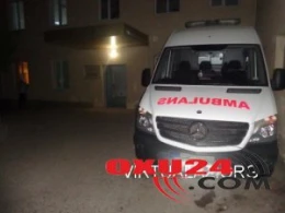 Salyanda baş verən qəzada sürücü xəsarət alıb