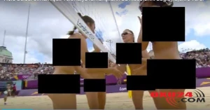 Hələ beləsi olmamışdı: Televiziya idmançıların bu hissələrini bağlayıb,efirə verdi