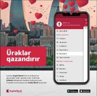 Kapital Bank-la “Ürəklər” toplayıb, hədiyyə qazanın!