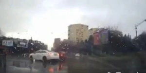 Bakıda dəhşətli anlar: Qadın sürücü belə qəza törətdi