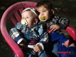 Bərdədə ana iki körpə bacı-qardaşı küçəyə atıb qaçdı - FOTO
