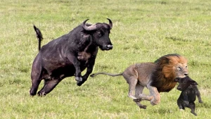 Camışlarla şirlərin nəfəskəsən davası