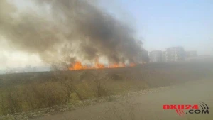 Mingəçevirdə GÜCLÜ YANĞIN