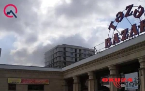 Bakıda binada yanğın – Fotolar