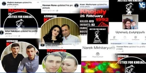 Ermənilər Xocalı soyqırımına görə üzr istədi (FOTOFAKT)