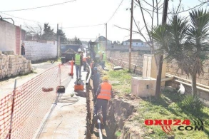 Bakının bu qəsəbələrinin sakinlərinə ŞAD XƏBƏR: yeni su xəttləri... - FOTO