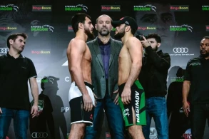 Azərbaycanlı çeçen döyüşçünü nokauta saldı