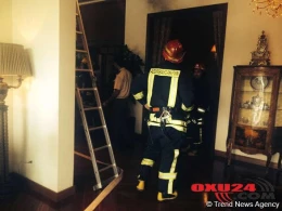 Bakıda yaşayış binasında yanğın: ölən var