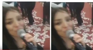 Azərbaycanda daha bir biabırçılıq:Qadın müğənni oxuyan zaman pulları xəzəl kimi səpdilər