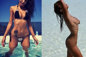 Pərvinlə içkili videosu yayılan modelin bu dəfə lüt fotosu...