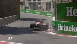 Bakıda keçirilən "Formula 1"in dəhşətli qəza anı VİDEOSU YAYILDI