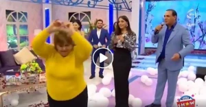 Azərbaycan efirində biabırçılıq!Qadının rəqsi olay yaratdı