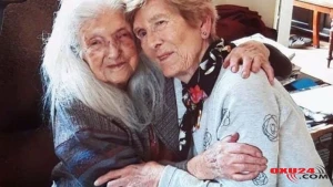 İnanılmaz görüş: 81 bir yaşlı qadın 104 yaşlı anasını tapdı – Foto