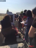 Elinanın 40 mərasimi keçirildi: Məzarı ziyarət edildi - Fotolar