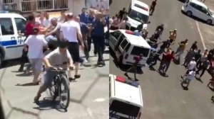 Dəhşətli görüntü! Azyaşlı qızlara təcavüz edən oğlanı küçədə bu hala saldılar