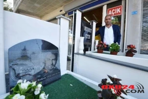 Tarkanın məzar daşı üzə çıxdı - Foto