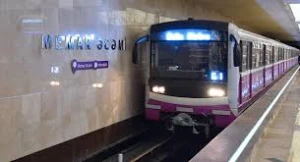 Bakı metrosunda problem - Sərnişinlər boşaldıldı, hərəkət iflic oldu
