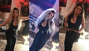 Azərbaycanlı müğənninin barda ehtiraslı görüntüsü yayıldı