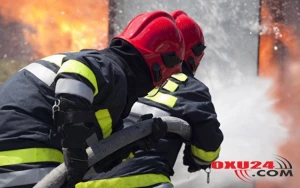 Bərdədə mağazalar yandı