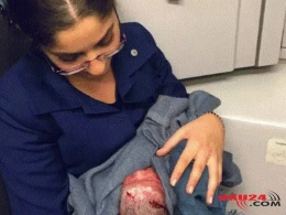 Hamilə qadın təyyarədə doğdu– Doğumu ekipaj üzvləri aparıb