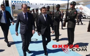 Zelenski ilk dəfə Türkiyədə rəsmi səfərdədir - Foto