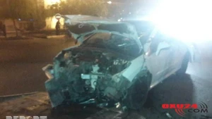 Bakıda zəncirvari qəza: yeddi maşın toqquşdu