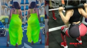 Azərbaycanlı müğənni idman zalından erotik video paylaşdı