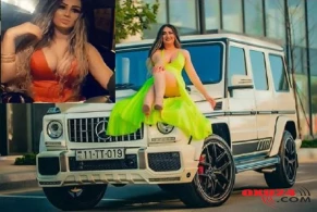 Azərbaycanlı qızdan ehtiraslı paylaşım:əvvəl sinəsini,sonra ayaqlarını göstərdi