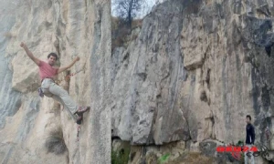 İranın qayaya dırmanma çempionu Şuşa qayalarında ermənilər üçün cığır açdı… - FOTO