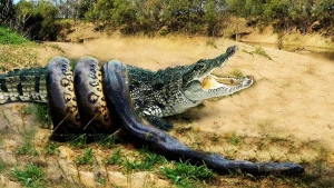 İlan timsaha hücum edib,öldürmək istədi