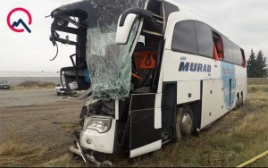 Şəmkirdəki qəzadan dəhşətli - Fotolar