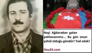 Nəşi Ağdərədən gələn pəhləvanımız...