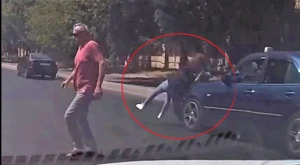 Bakıda taksi gənc qızı piyada keçidində belə vurdu - VİDEO