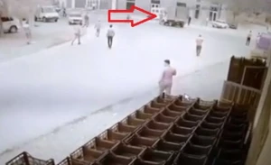 Azərbaycanda 5 nəfərin xəsarət aldığı dəhşətli qəzanın görüntüsü