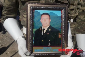 Hərbi qulluqçumuz dəfn edildi - FOTO