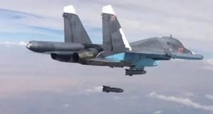 Rusiya aviasiyası azərbaycanlı yaraqlıların da olduğu bazanı vurub