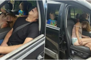 Qadınla kişi maşında öldü,azyaşlı uşaq arxada tək qaldı