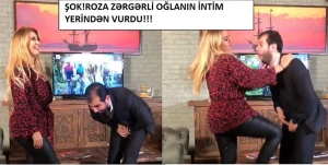 Roza Zərgərlinin şok görüntüsü: Oğlanın intim yerinə...