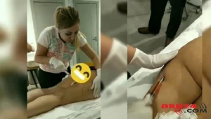 Həkim canlı yayımda xəstənin piyini çıxardıb,üzünə vurdu