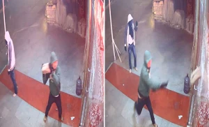 Üzümaskalı bu şəxslər kameraya düşdü,polis həbs etdi