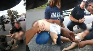 Polis körpə uşağı ölümdən xilas etdi