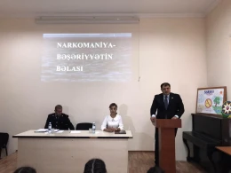 Xəzər polisindən nümunəvi addım: Rəis şagirdlərlə şəxsən görüşdü (FOTOLAR+VİDEO)