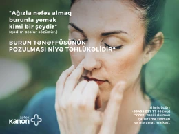 Burun tənəffüsünün pozulması niyə təhlükəlidir? - FOTO