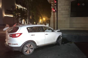 Epilepsiya xəstəsi qəza törətdi +VİDEO